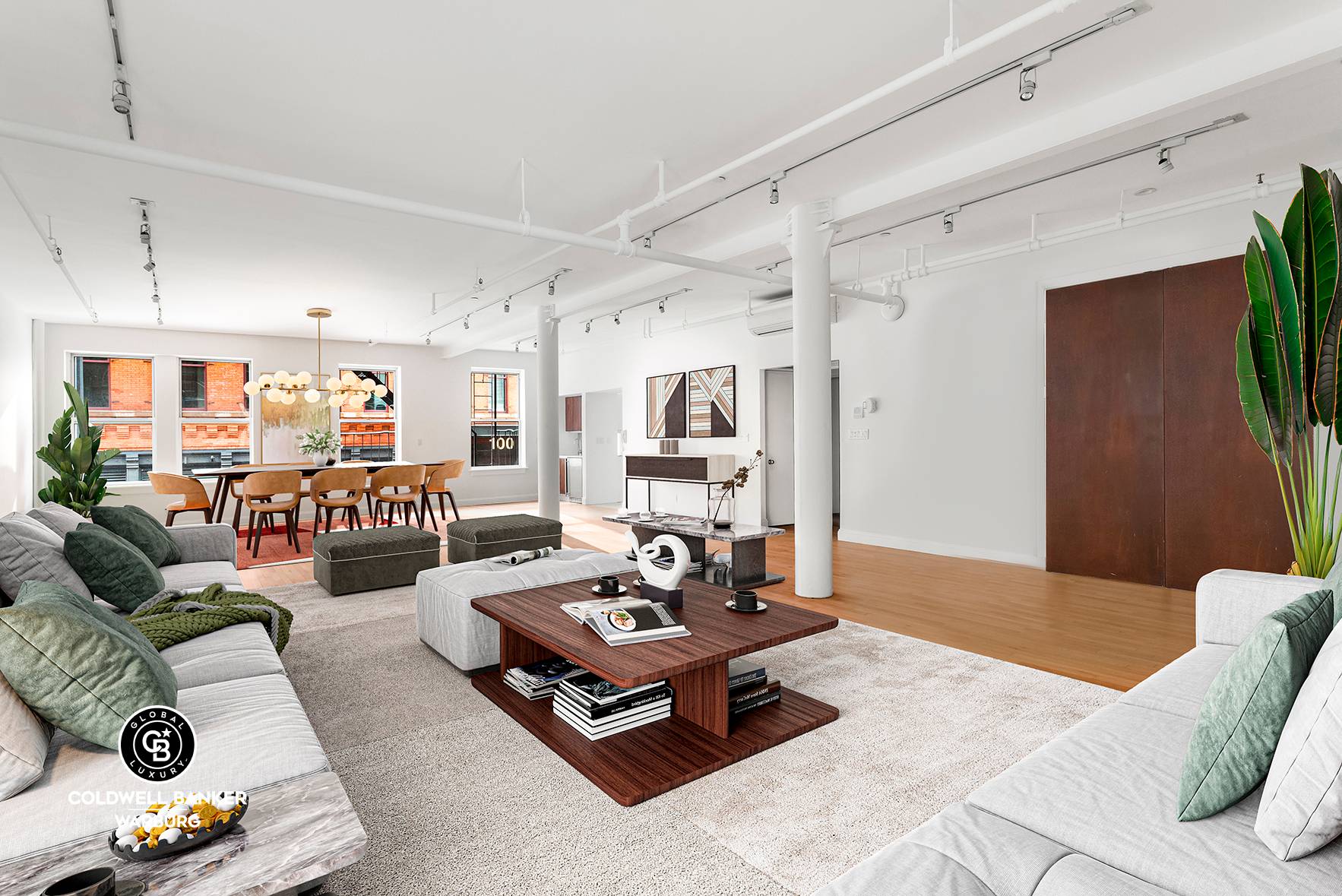 Key locked elevator opens directly into this amazing full floor loft on Crosby Street between Prince and Spring Streets.