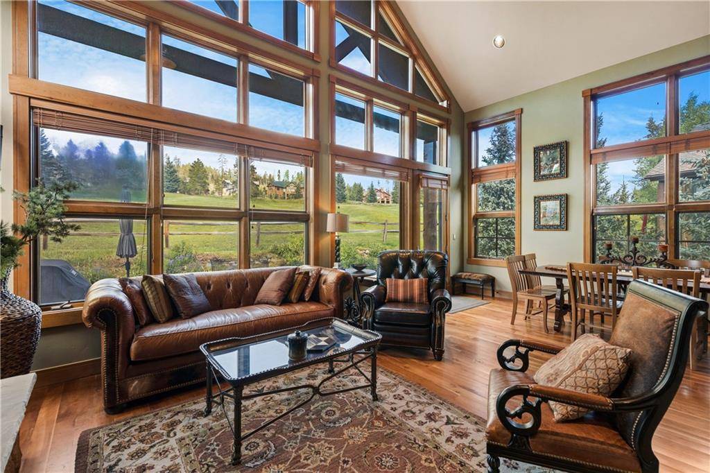 This exquisite Stonehaven single family home backs directly to Breckenridge's Jack Nicklaus Signature Golf Course.