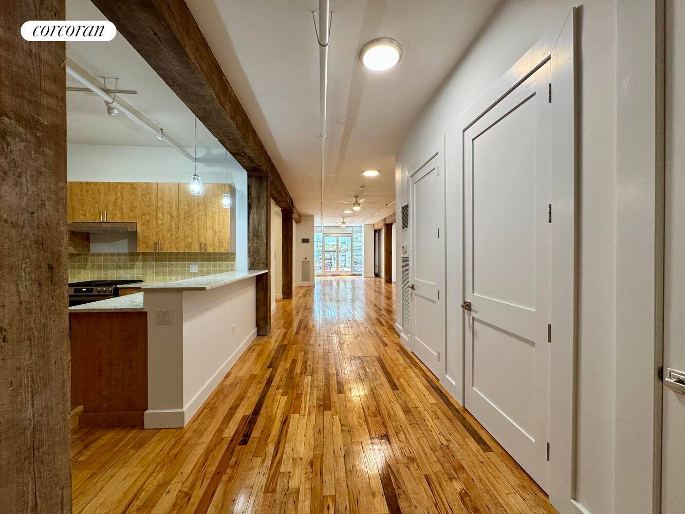 Live the Brooklyn Loft Dream in this Expansive 3 Bedroom, 2 Bath Showpiece with Rare Private Courtyard Access and included parking spot Perched on the third floor, this stunning loft ...