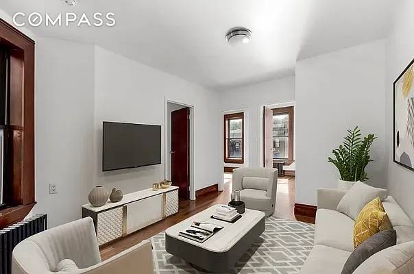 Upper East Side No Fee Massive Corner Unit 3BD 1BA with Open S S Kitchen, King and Queen Size Bedrooms, Sprawling Hardwood Floors, Exposed Brick, Tall Ceilings, and On Site ...