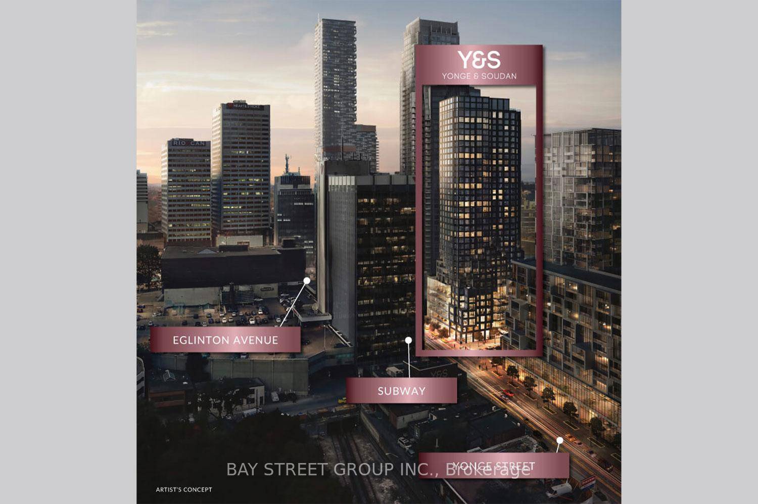 Discover modern urban living at its finest in this bright corner suite at Y amp ; S Condos, ideally located in the heart of Midtown Toronto.