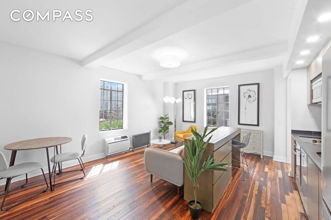 Spacious 1 bedroom, 2 full bathroom apartment at Prospect Tower.