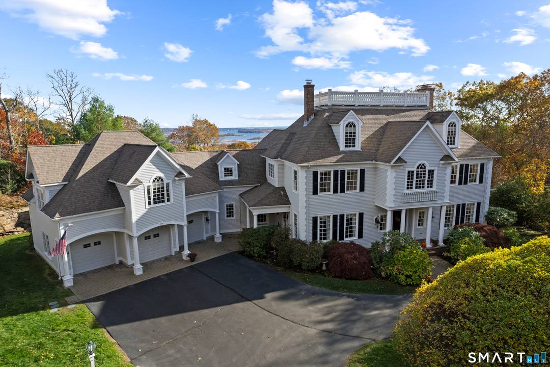Commanding one of the highest and most breathtaking viewpoints in Essex, Eagles Peak offers this custom built Georgian Colonial where elevated Connecticut River and Long Island Sound views take center ...