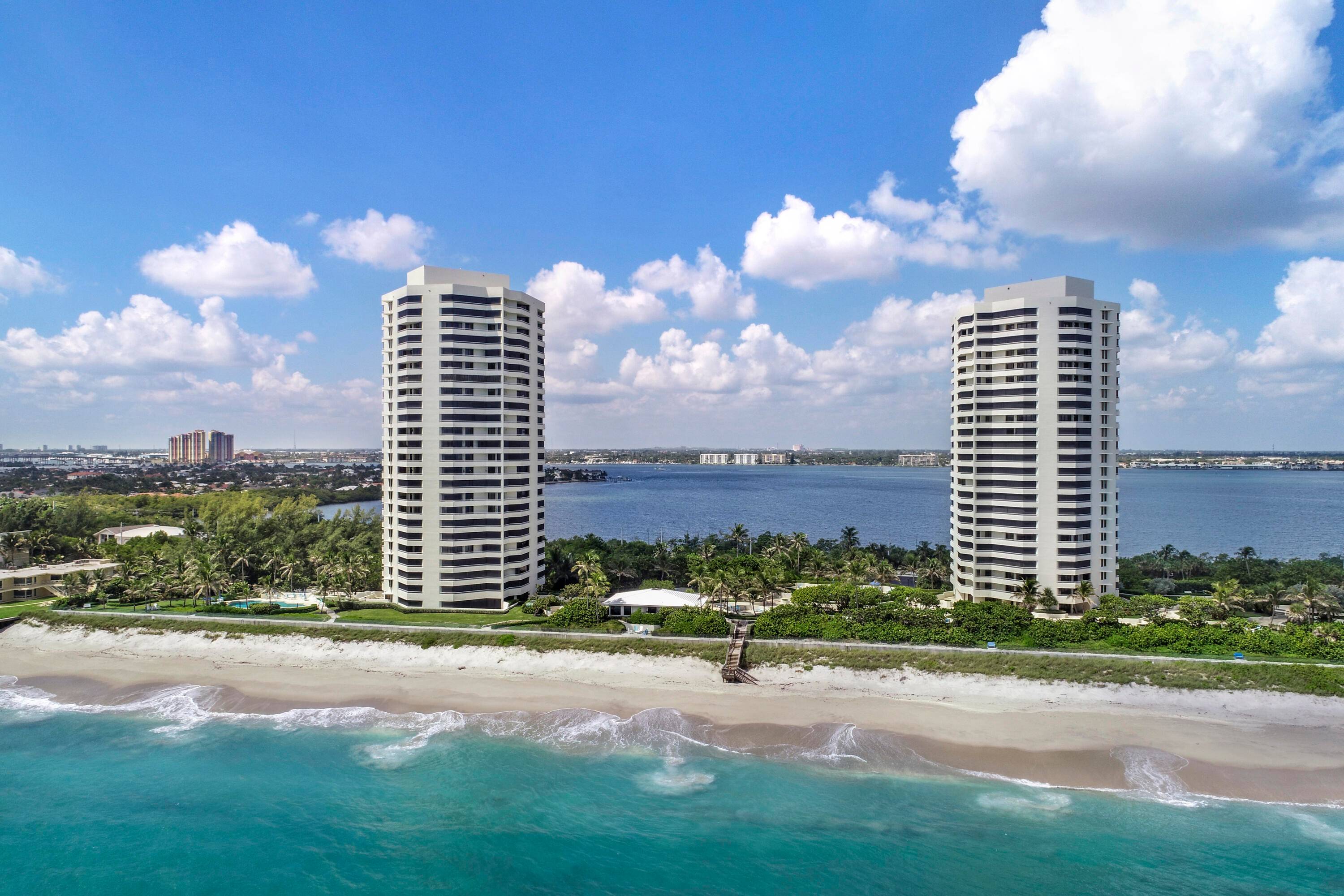Sweeping 180 degree views from this three bedroom condo at Seawinds ready for your makeover.