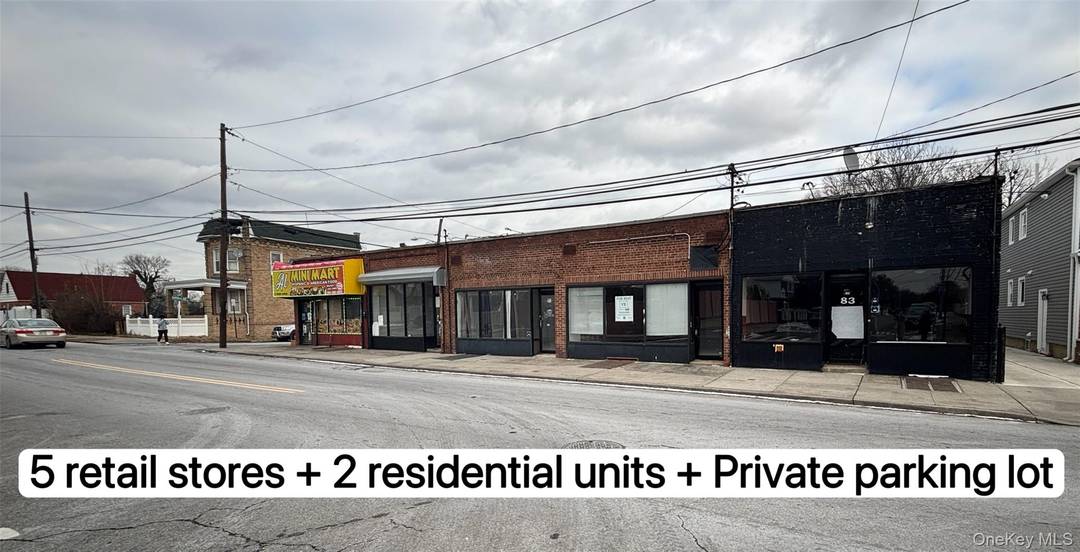 Excellent Mixed Use Value add Investment Opportunity Strong Income Potential It is a well located mixed use property featuring 5 retail storefronts and 2 one bedroom residential units.