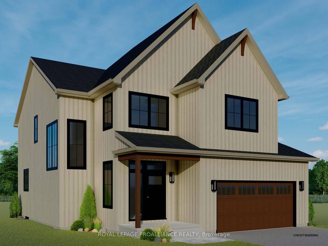 Nestled in the quaint village of Colborne and crafted by Fidelity Homes, this exquisite modern farmhouse combines contemporary elegance with rustic charm.