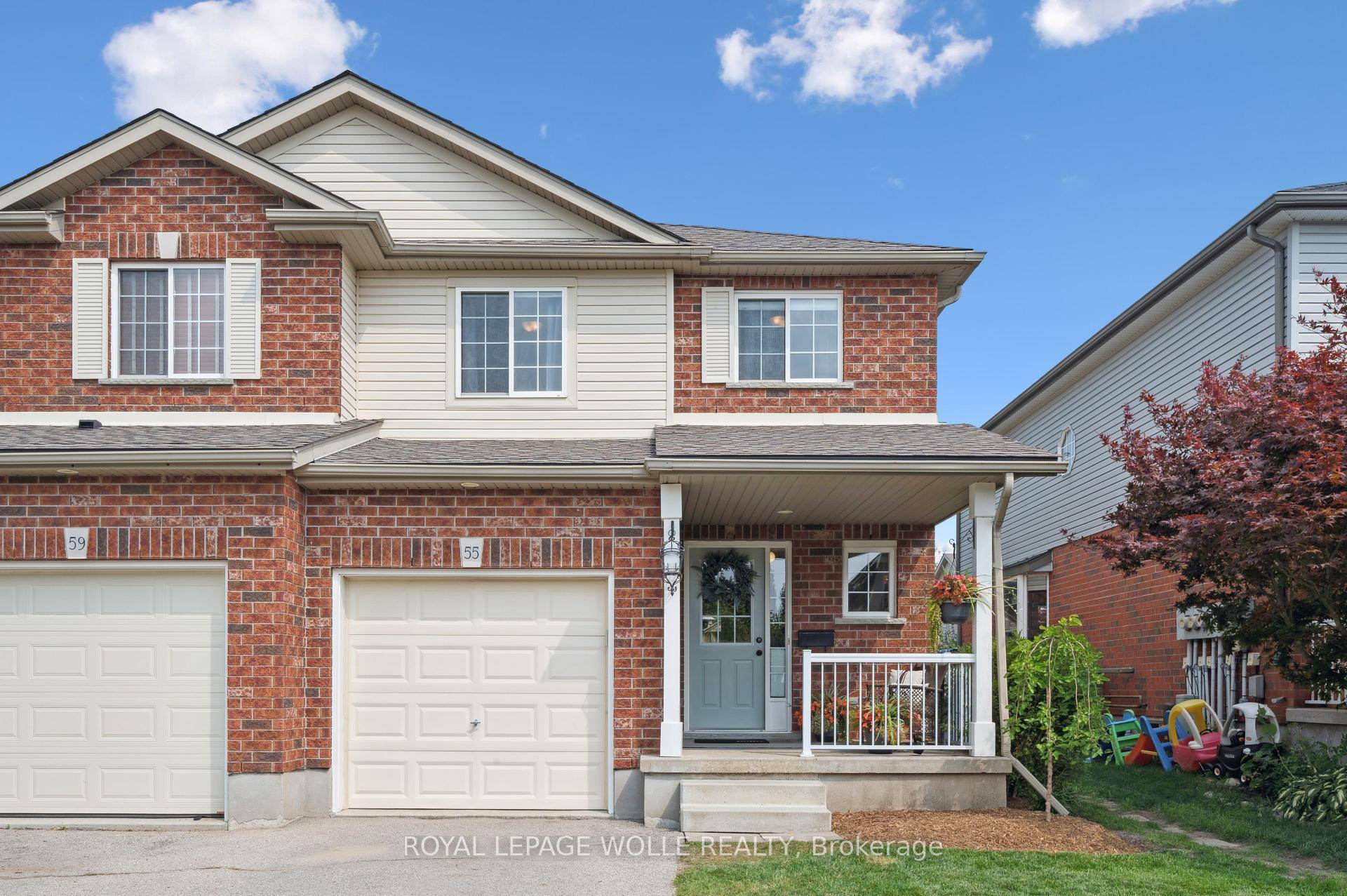 Welcome to 55 Stillwater Street in Elmira a beautiful and spacious Freehold End Unit Townhome offering 3 Bedrooms, 3 Bathrooms, and over 2200 sq.