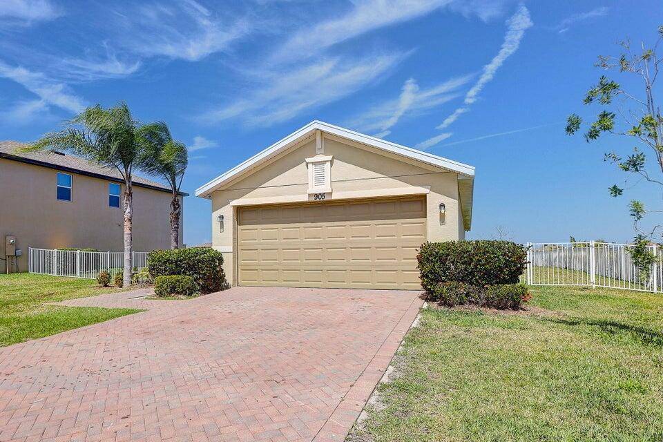 Built in 2020, this home has many upgrades, including custom light fixtures, granite countertops, sprinkler system via Rainbird with WIFI capability lake views and more.