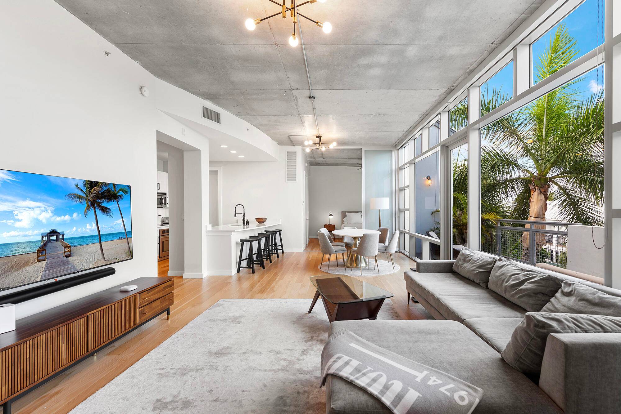 Penthouse living in the heart of Downtown Delray Beach, just steps from Atlantic Avenue's lively mix of shops, restaurants, and nightlife.