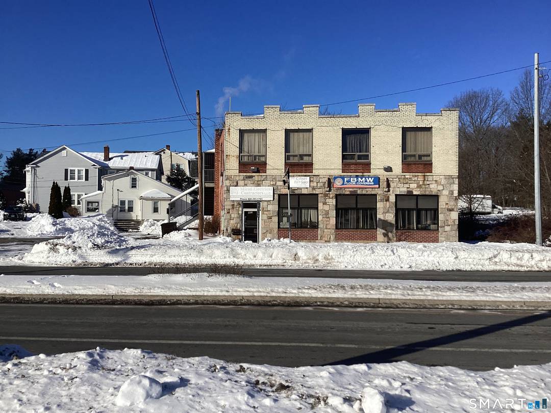 This property has a hair solan on the second floor along with two office spaces and rest room.