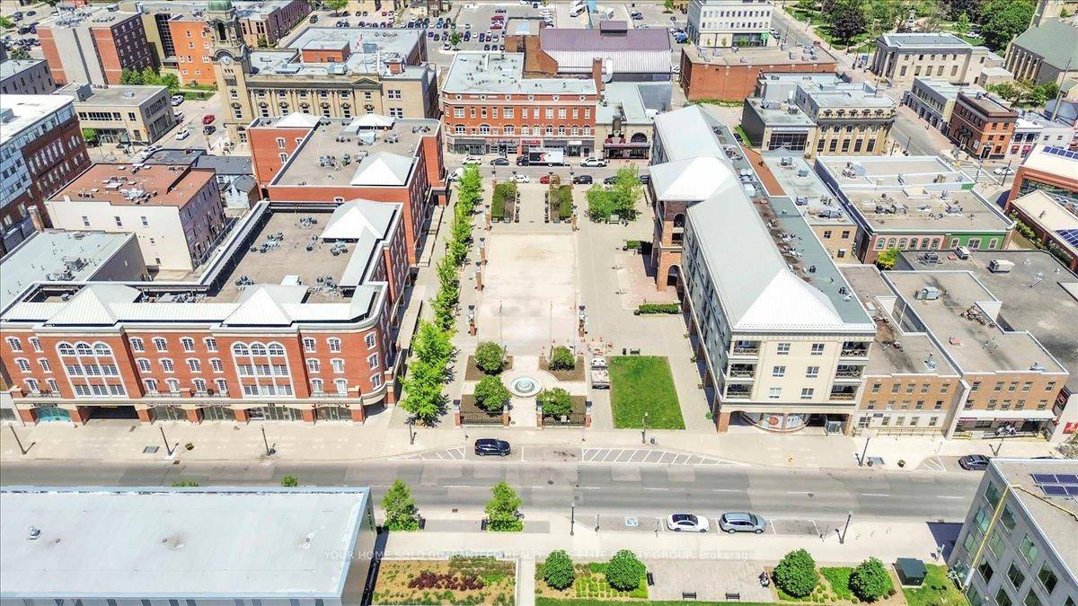 Welcome to 150 Colborne Street, Unit 302 Modern Condo Living in the Heart of Downtown Brantford Its not every day a unit like this becomes available right on Harmony Square.