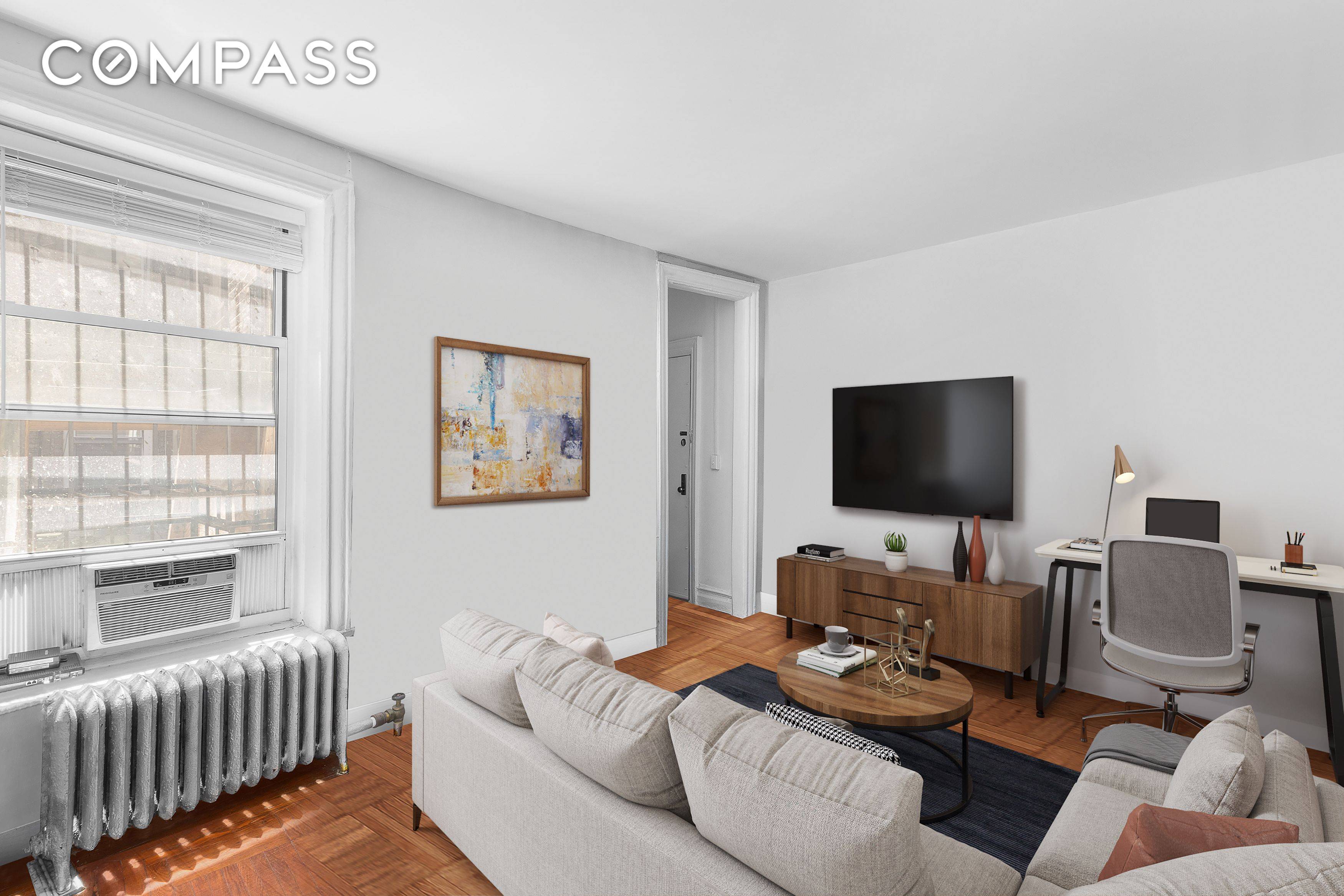 Charming Chelsea One Bedroom with Exposed Brick and Roof Deck Access Welcome to 261 West 22nd Street, Unit 5, a quintessential New York City retreat nestled in the heart of ...