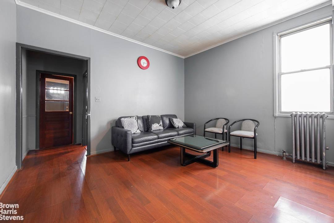 This 2unit house have multiple DOB and ECB violations, must take the property strictly as is.