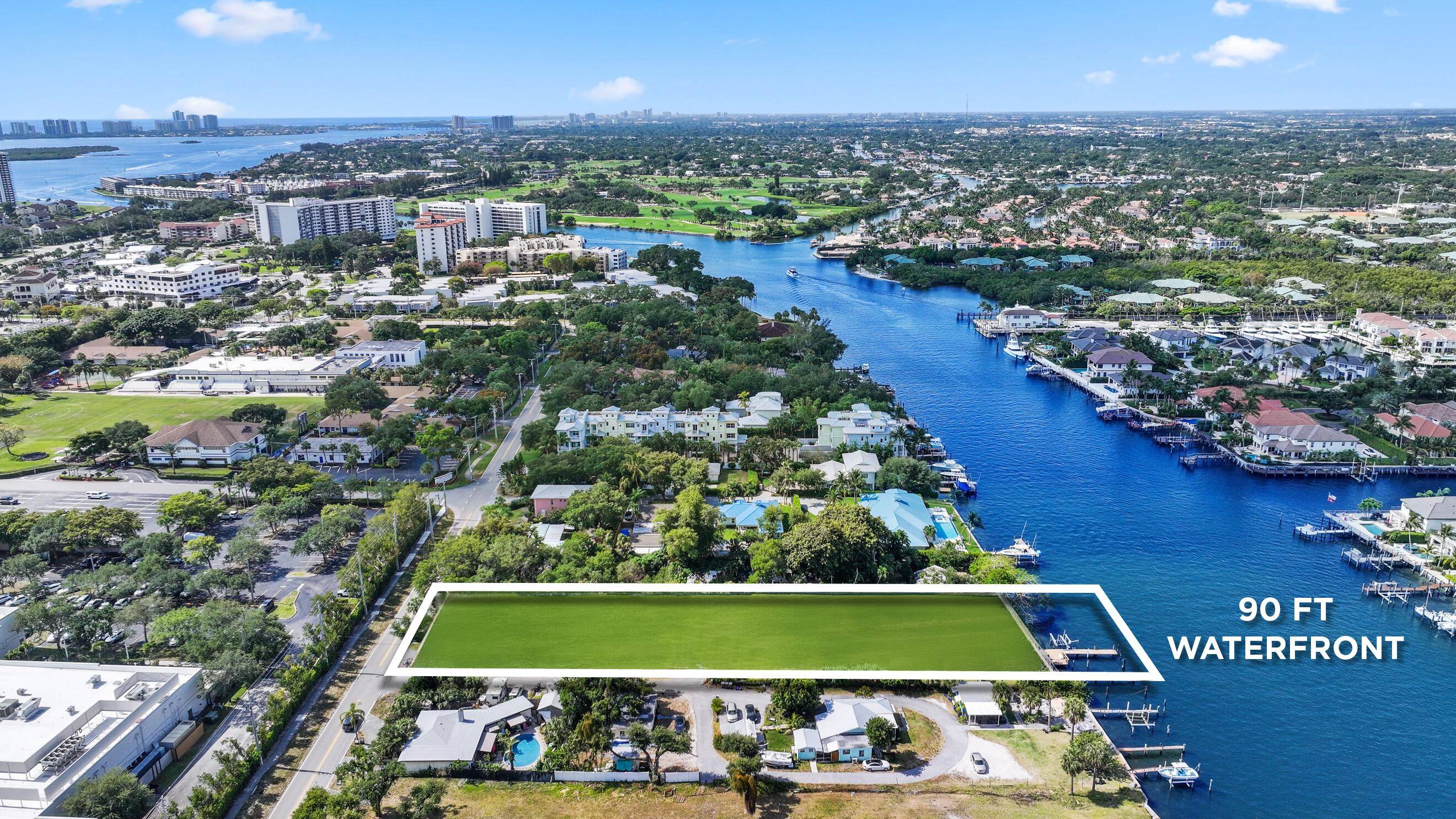 Exceptional direct intracoastal property in prestigious North Palm Beach.
