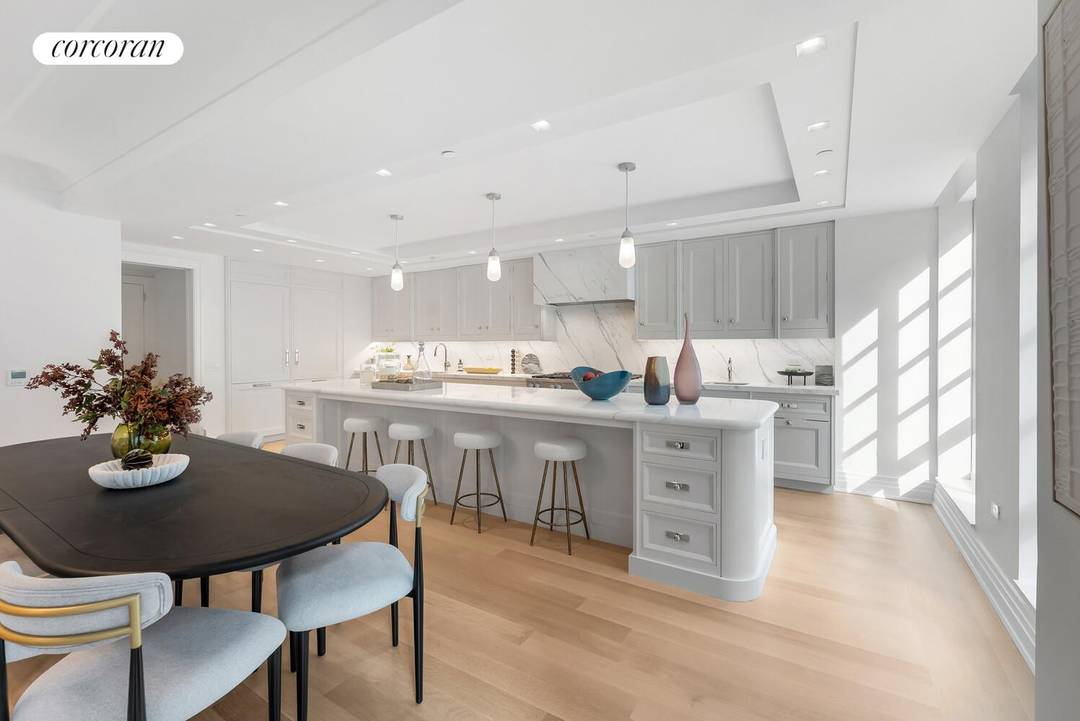 Greenwich Village Full Floor Four Bedroom with Private Elevator Entry Designed by the acclaimed Robert A.