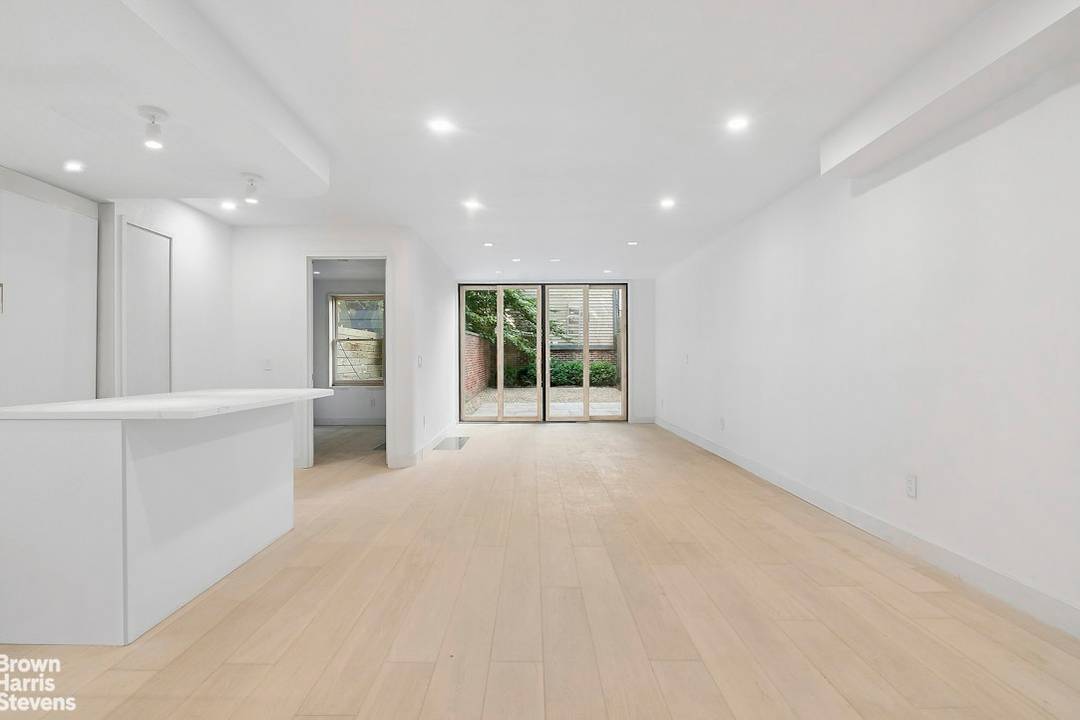 A private entrance. A private backyard.