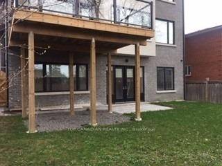 First Floor Walk out Basement of a Brand New Custom Detached House in a Very Nice Area in Richmond Hill.