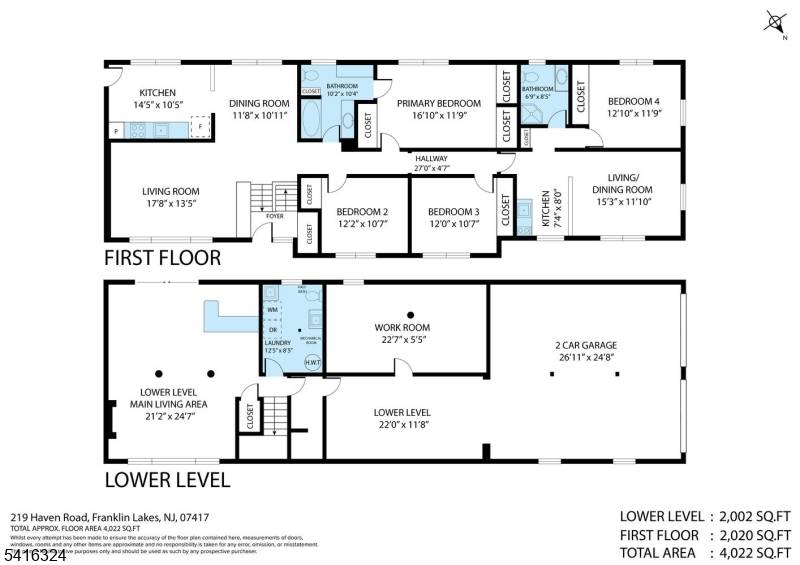 This spacious, well maintained home is being offered for the first time ever by its original owner and presents a rare opportunity in the highly desirable town of Franklin Lakes.