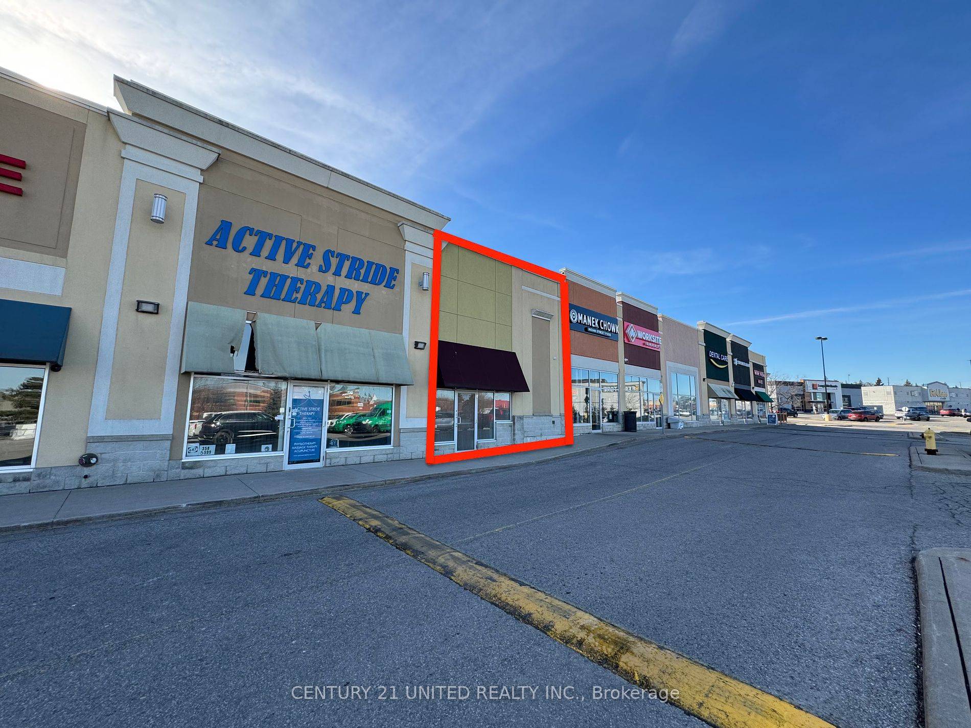 1325 SF available in the Scarborough Shopping Plaza located at Morningside 401.