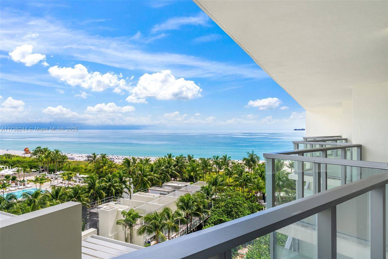 Enjoy the resort living at this oceanfront residence at the famed W South Beach Hotel.
