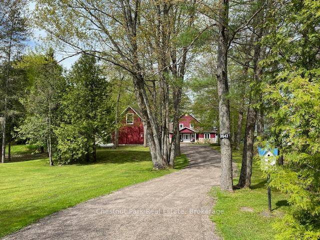 HIGHLY COVETED SPARROW LAKE SUNSET SHORE LAKEHOUSE with easy year round, paved municipal road access.