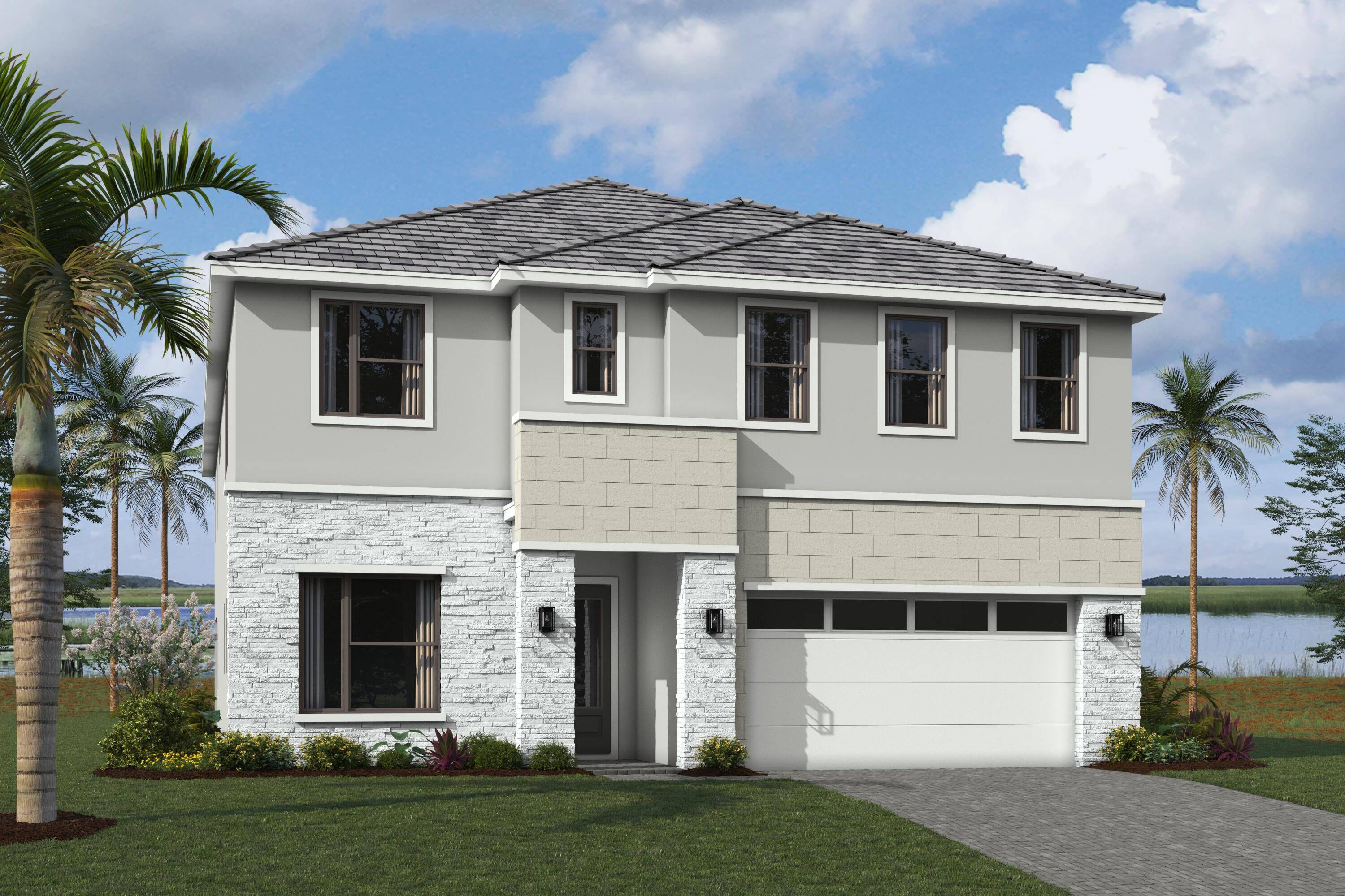 Nestled on a private cul de sac, the 3, 915 square feet Sandro plan offers a spacious two story home including 4 bedrooms and 3.