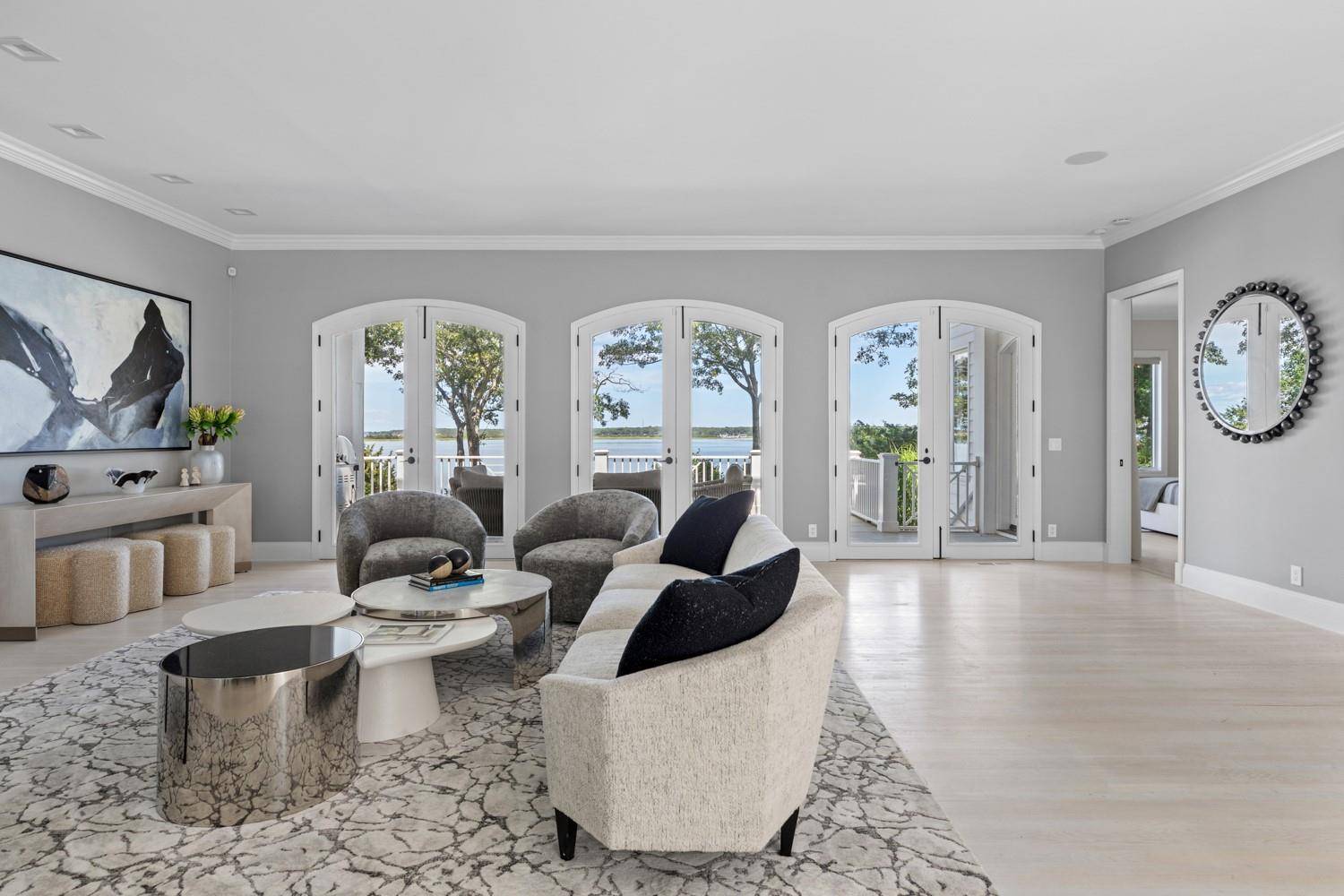 Waterfront Rental with Pool, Private Beach amp ; Unmatched Views in the heart of East Hampton Set on a shy acre along the shoreline of Three Mile Harbor, this fully ...