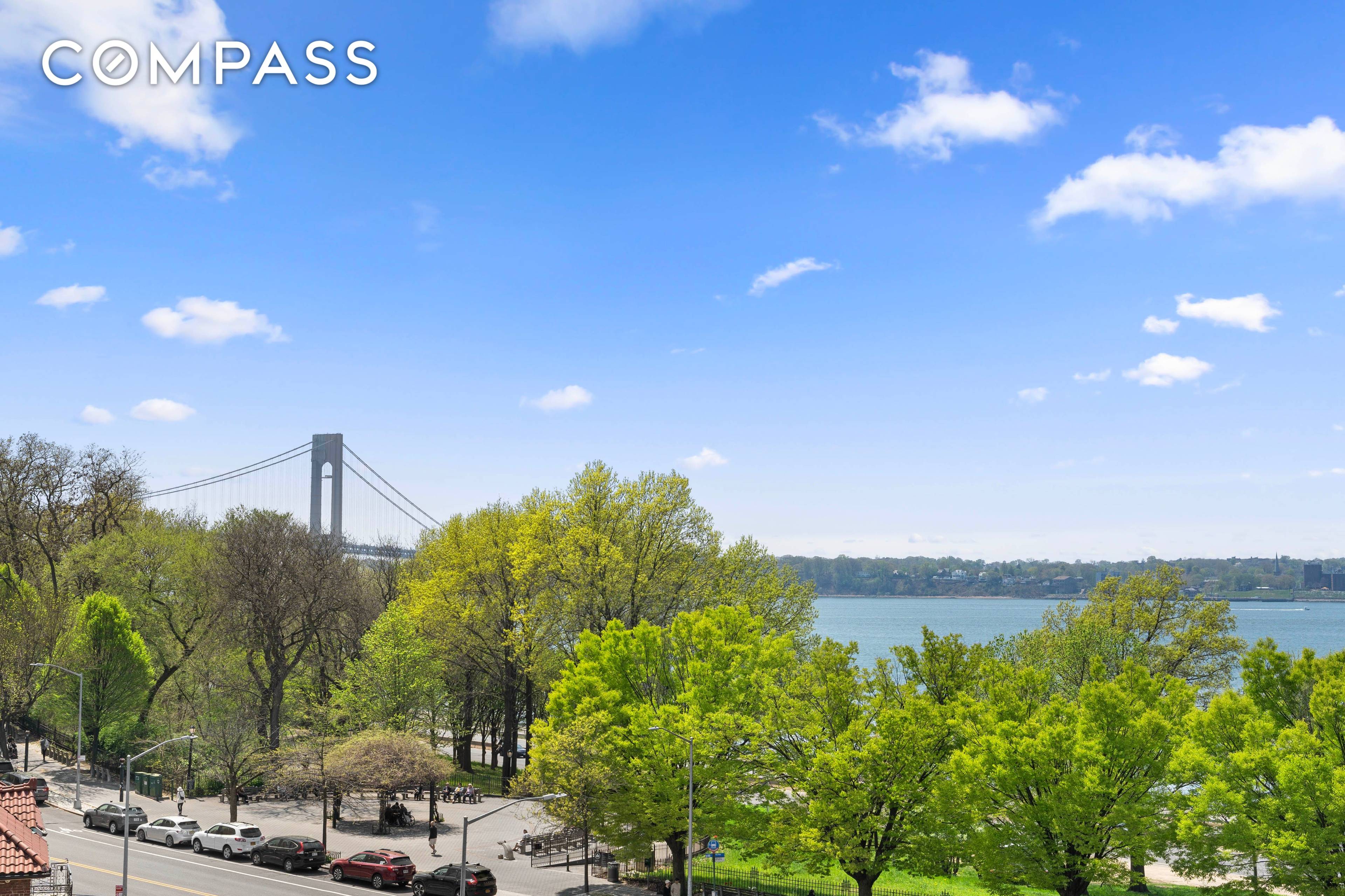 Be the first to live in this beautifully gut renovated, sun soaked 2 bedroom apartment with breathtaking southern exposure and WATER VIEWS.