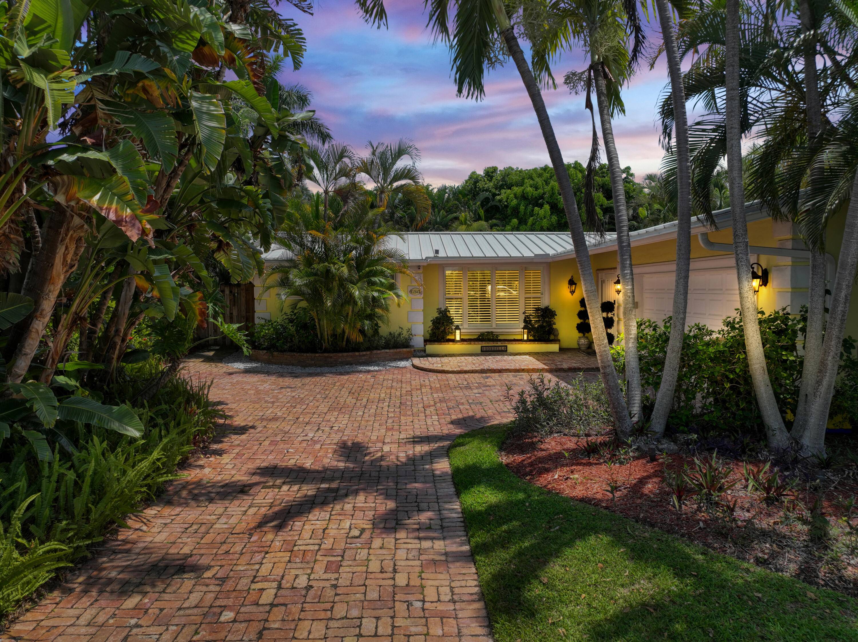 This CBS three bedroom, two bath, mid century home with a gorgeous back yard and pool area is the epitome of charm.