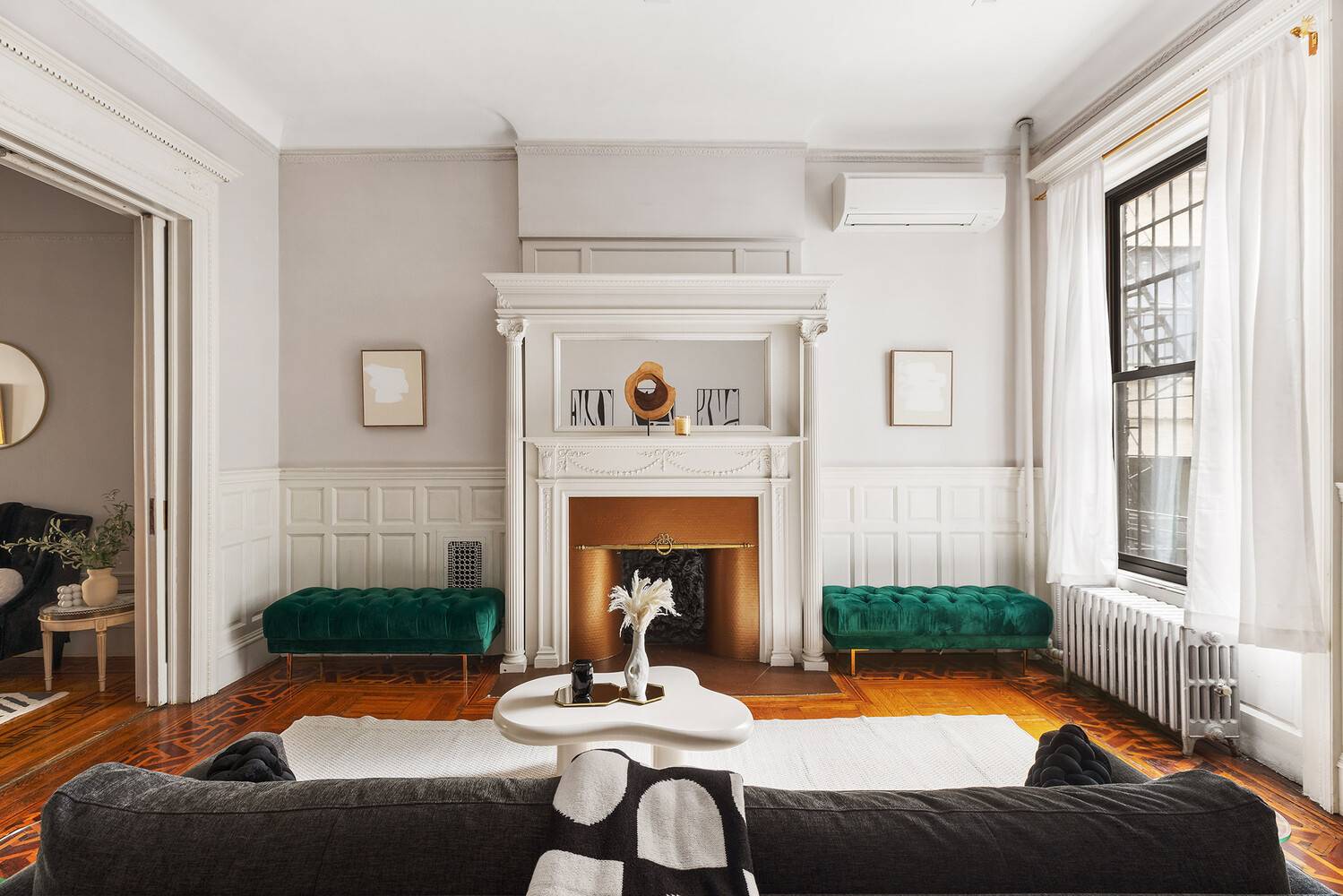 Welcome home to where historic elegance converges with modern finishes and several brand new renovated elements, set within a classic brownstone.