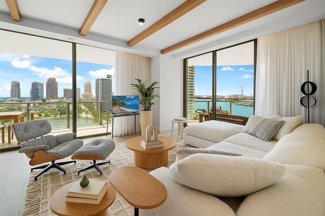 Welcome to Residence 1601 at 5 Park, a masterfully curated luxury home in the most iconic new address in Miami Beach.