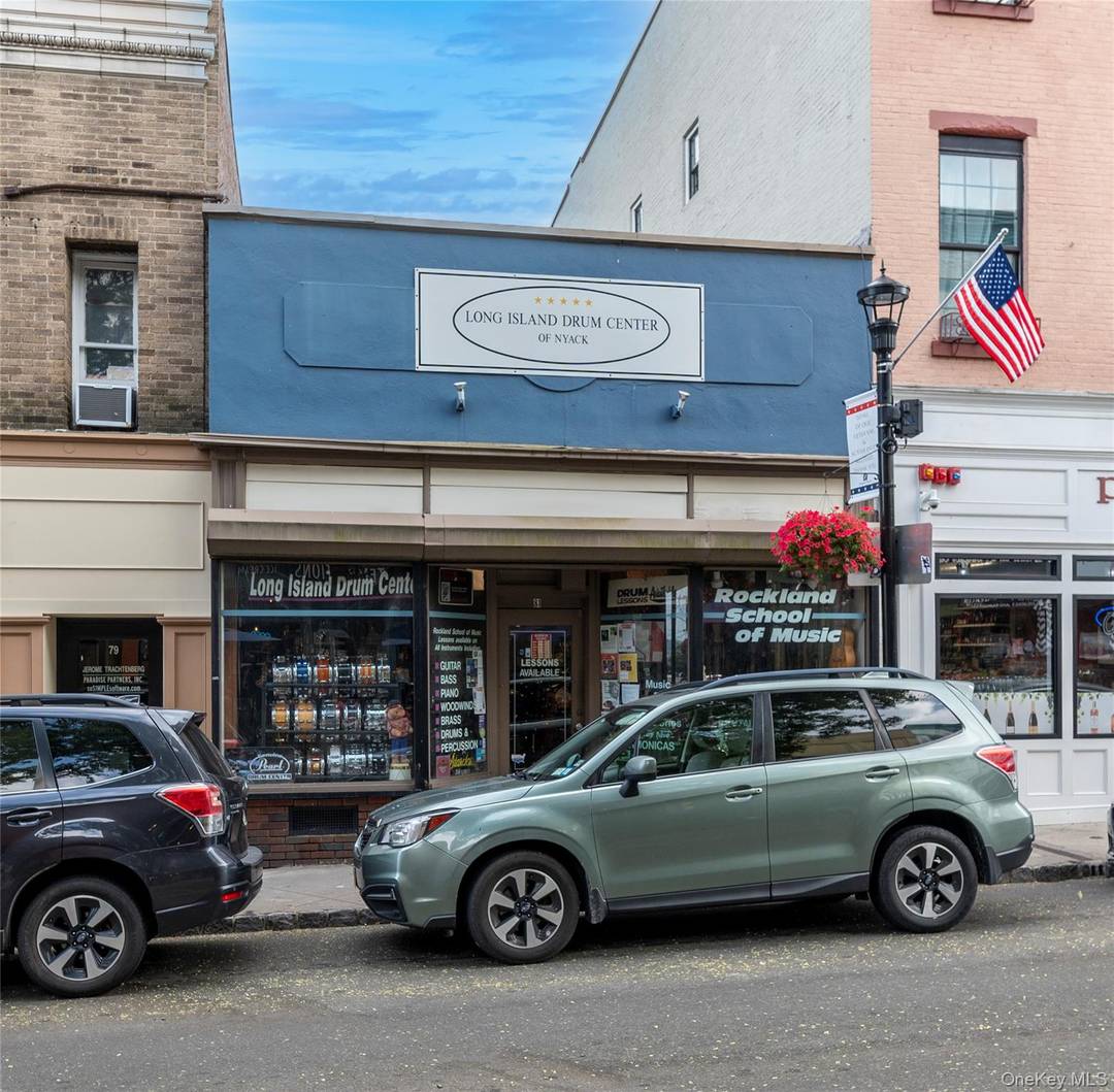 In the heart of downtown Nyack, near the intersection of Main Street and Broadway, this rare one story commercial building offers exceptional potential.