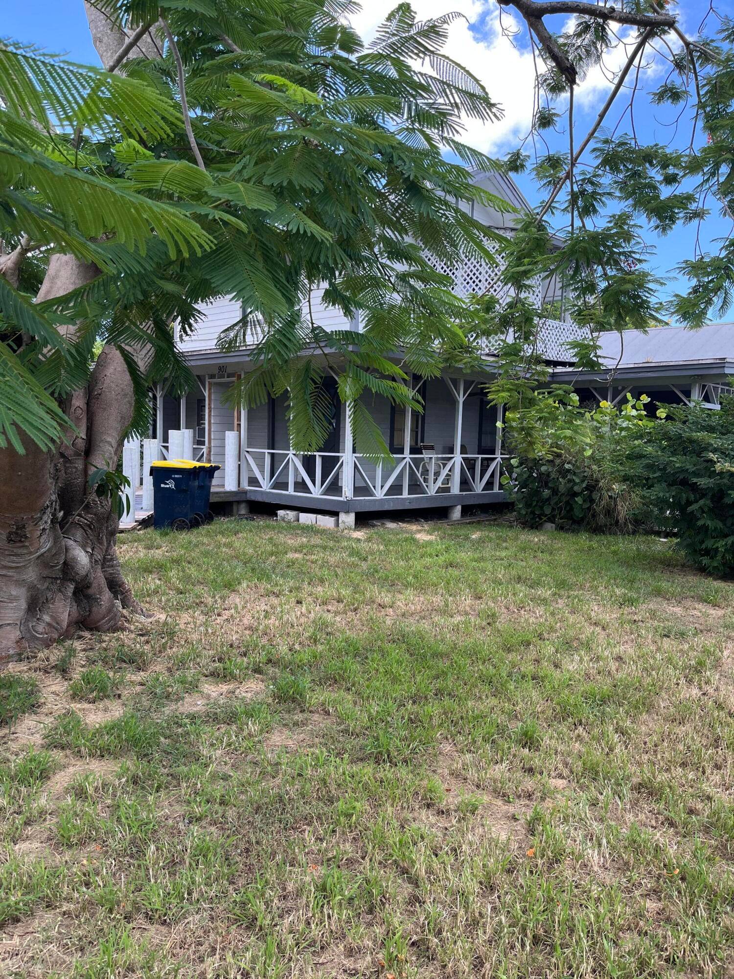 Large corner lot duplex on.