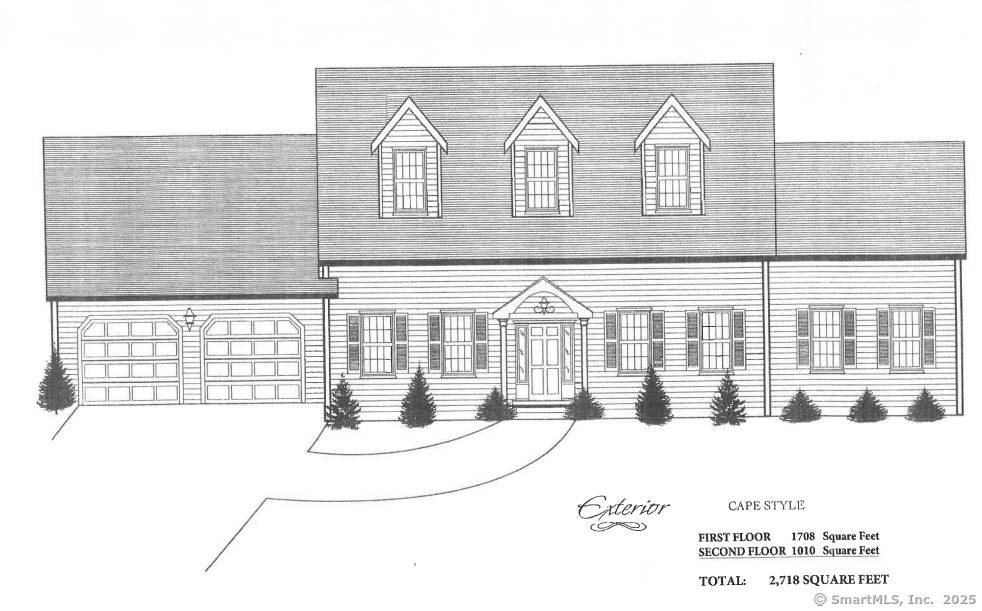 Build your own expanded Cape Cod inn the South End of Cheshire.