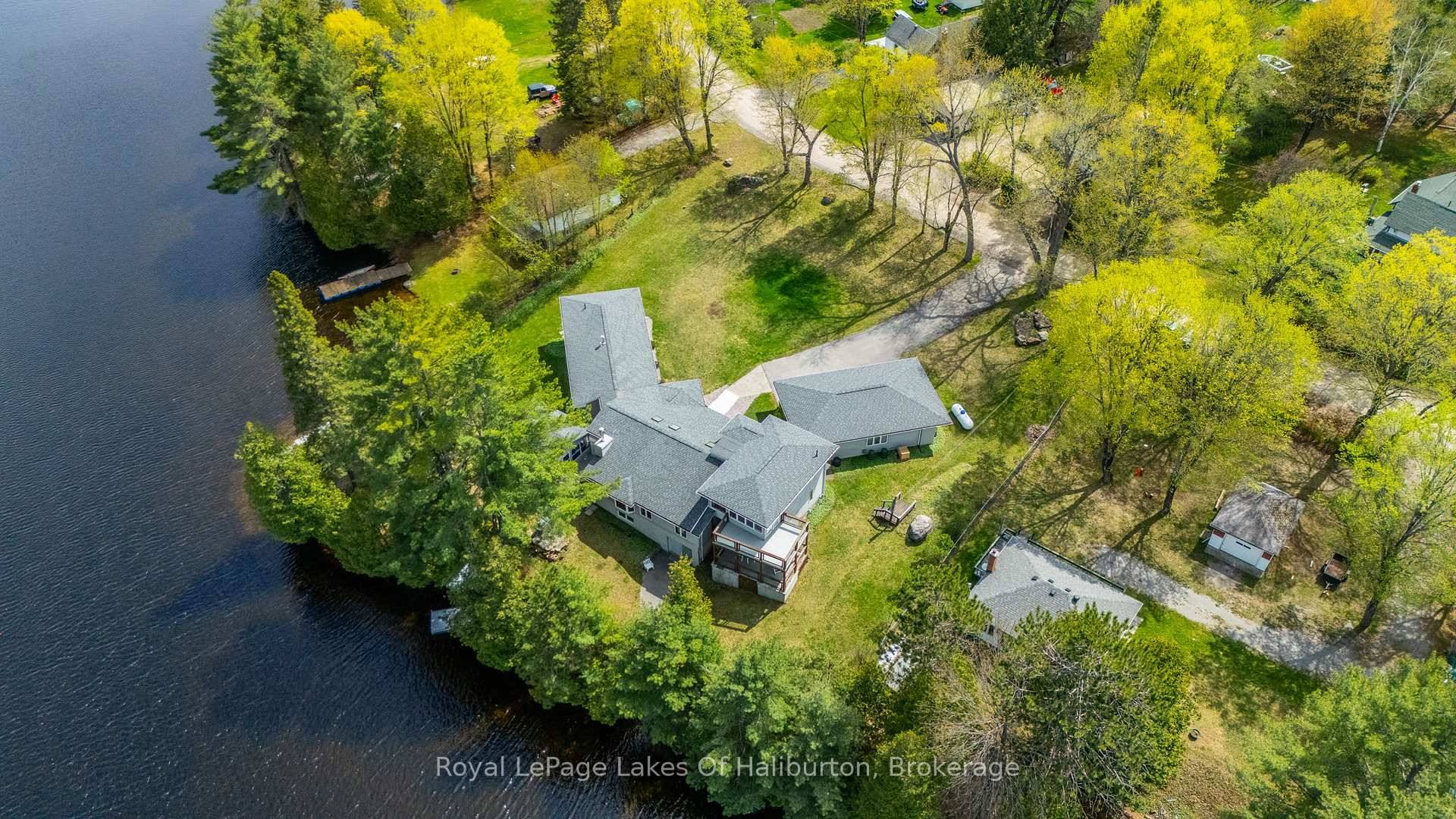 Architecturally designed, executive home on Gooderham Lake.