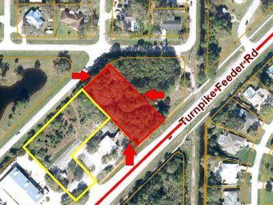 Prime commercial land located on a busy roadway connecting Vero Beach to Fort Pierce.