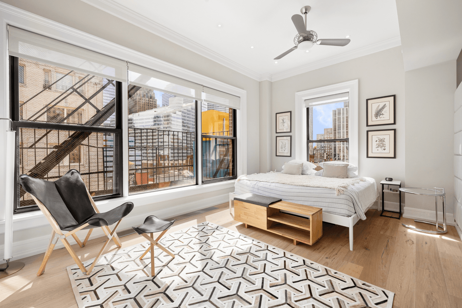 Penthouse Perfection in Tribeca Perched atop one of Tribeca's most coveted boutique buildings, the penthouse at 1 Hudson Street offers an extraordinary blend of historic charm and modern luxury.