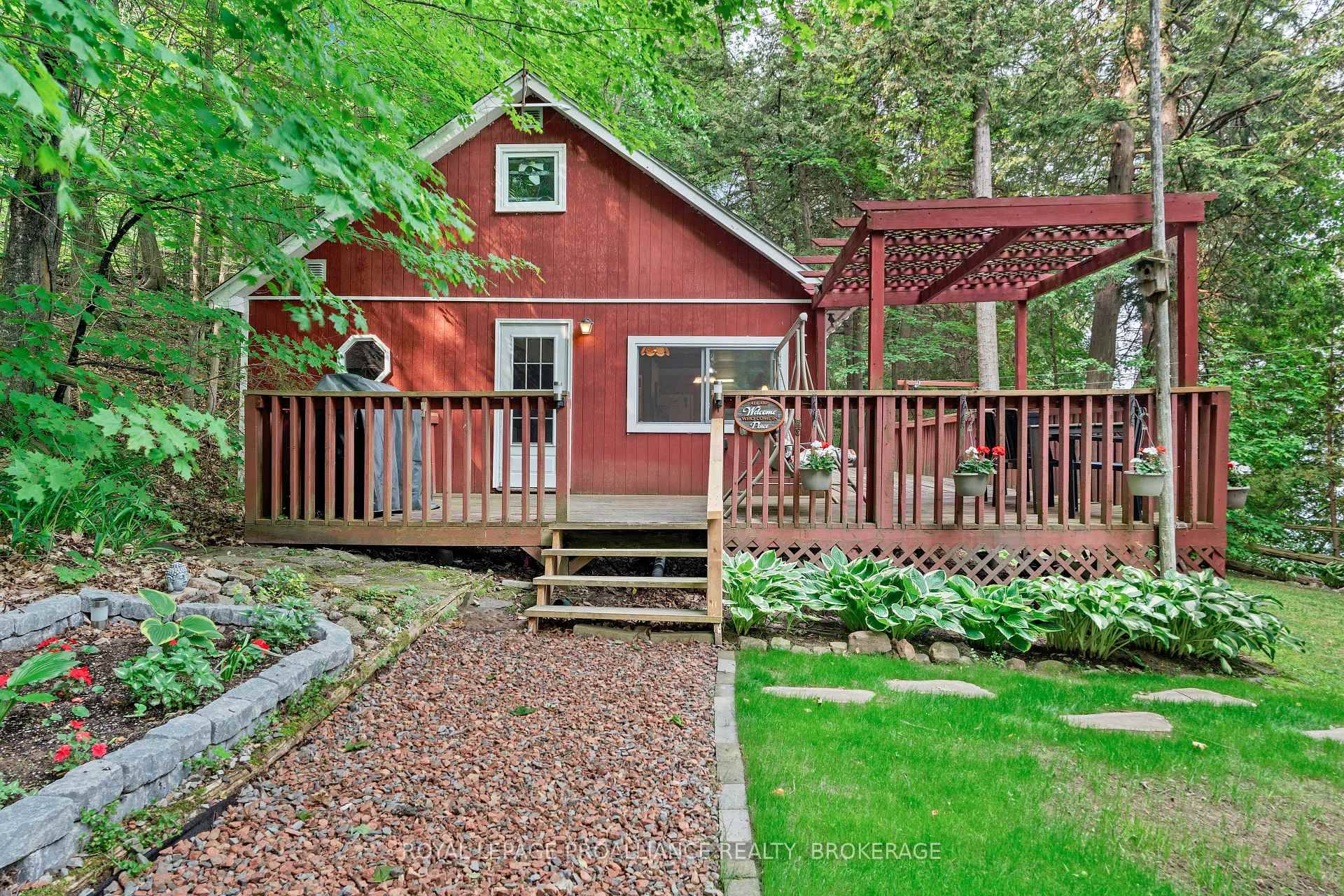 It's not too late to enjoy this lakeside cottage through August, September and October, then move up to the winterized bunkies to continue your close connection to nature !
