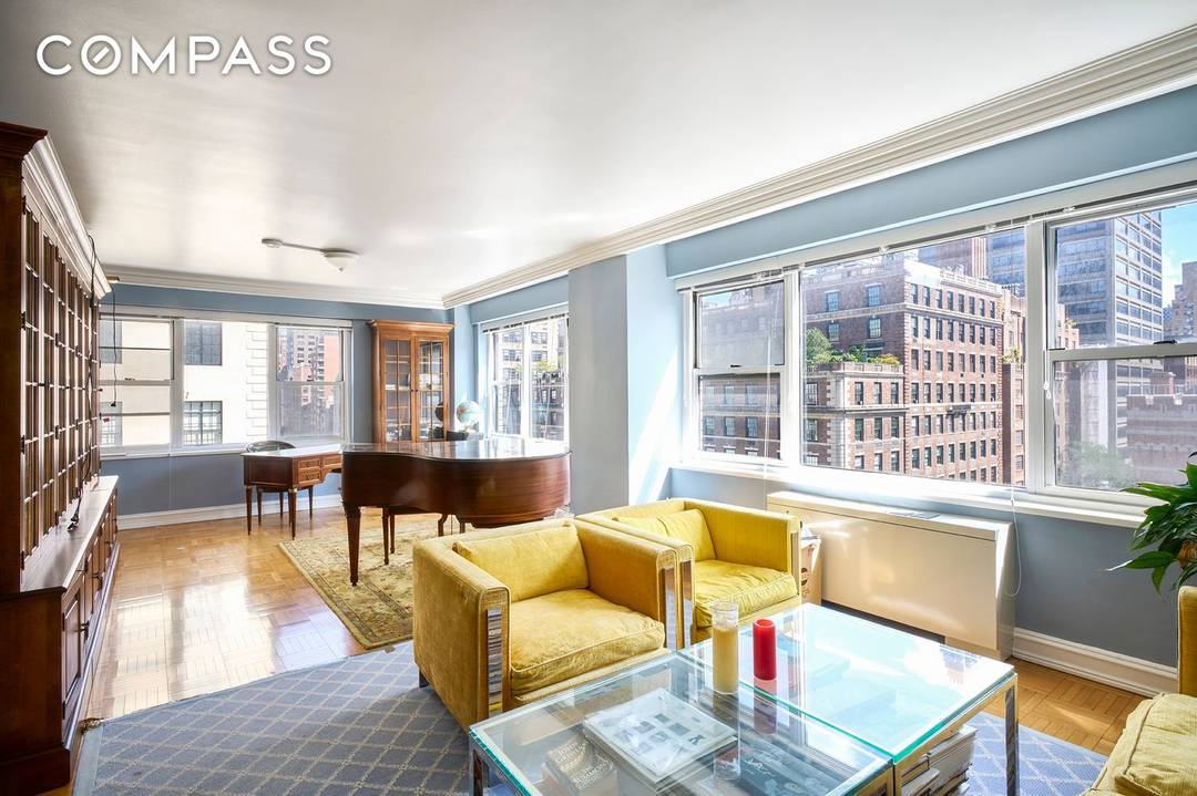 Bask in abundant sunlight and enjoy stunning Park Avenue views from this spacious corner unit on the 10th floor of one of the most desirable co op buildings on Park ...