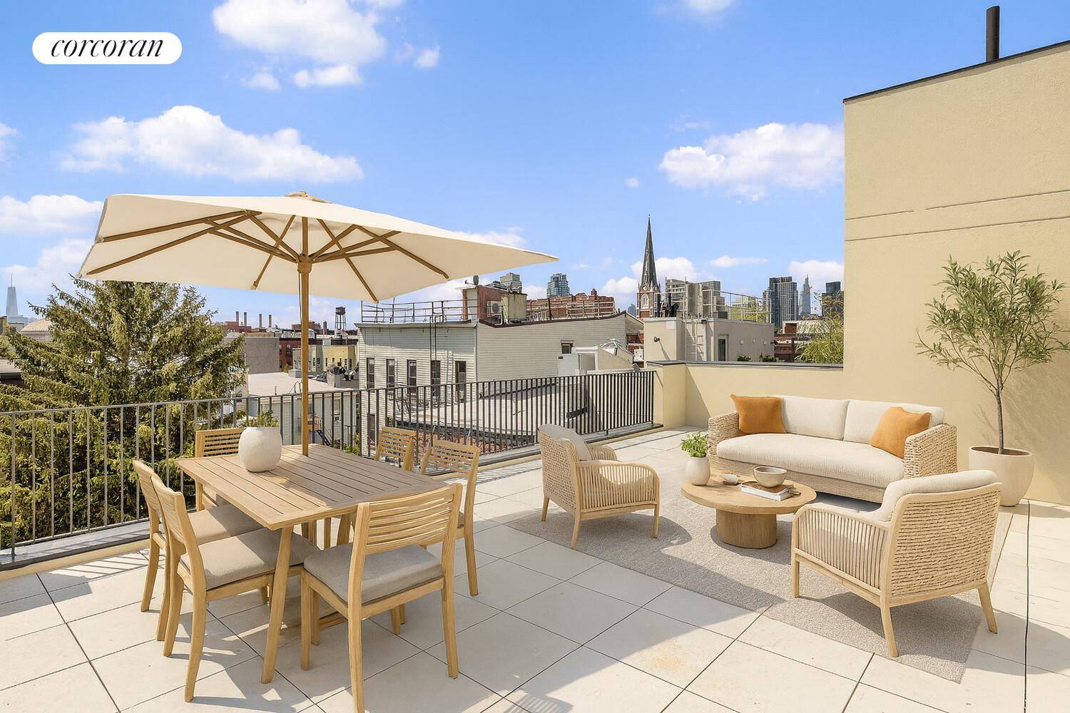 Greenpoint Penthouse Condo Perfection Residence 3B is a palatial three bedroom, three bath condo with double height living room and over 1, 000sqft of private outdoor space.