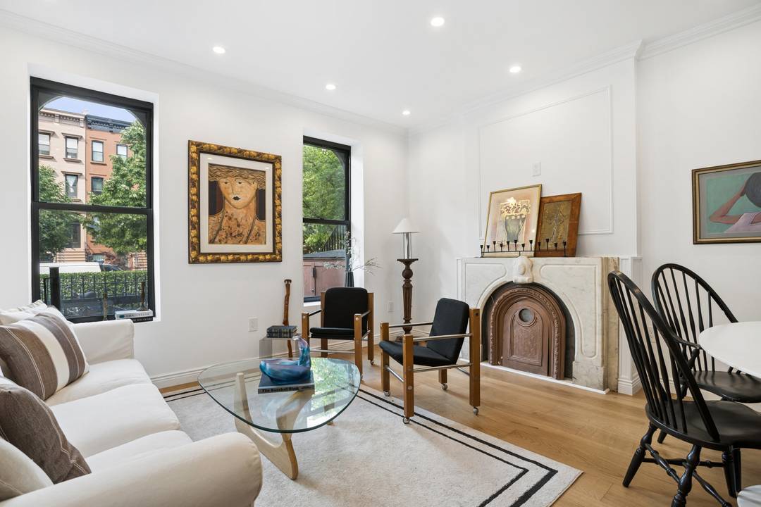 74 2nd Place, Apartment 1B is a refined Carroll Gardens residence defined by generous proportions and a thoughtful balance of classic character and contemporary finishes.