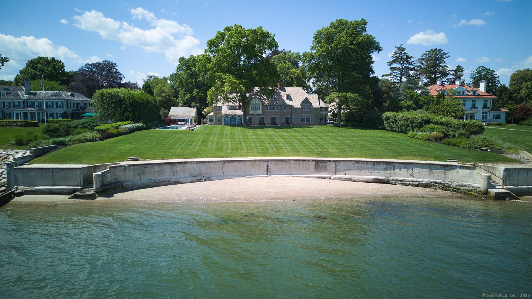 Once in a Generation Historic Estate set on a most coveted stretch of Fairfield County's Gold Coast, with a remarkable provenance as a former Bedford family estate.