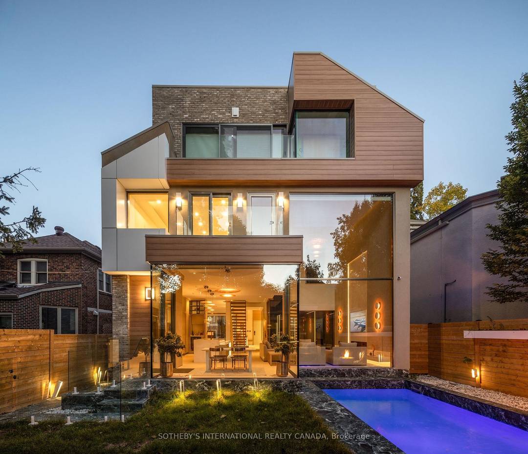 Impeccably conceived by its architect and interior designer owners and completed in 2024, this architecturally distinguished Forest Hill estate is now offered well below replacement cost.