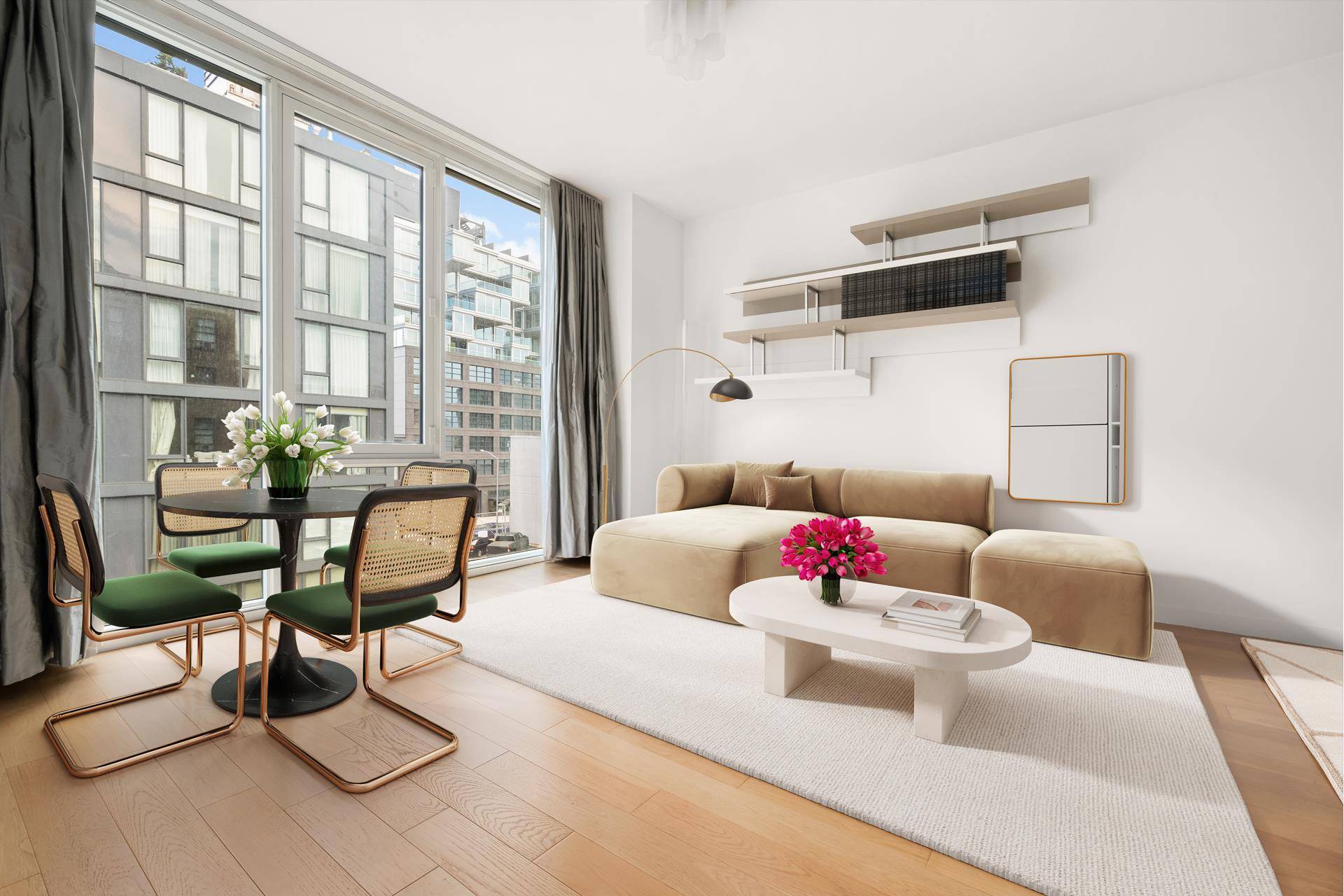 410N at 540 West is a meticulously designed alcove studio, available for immediate occupancy.