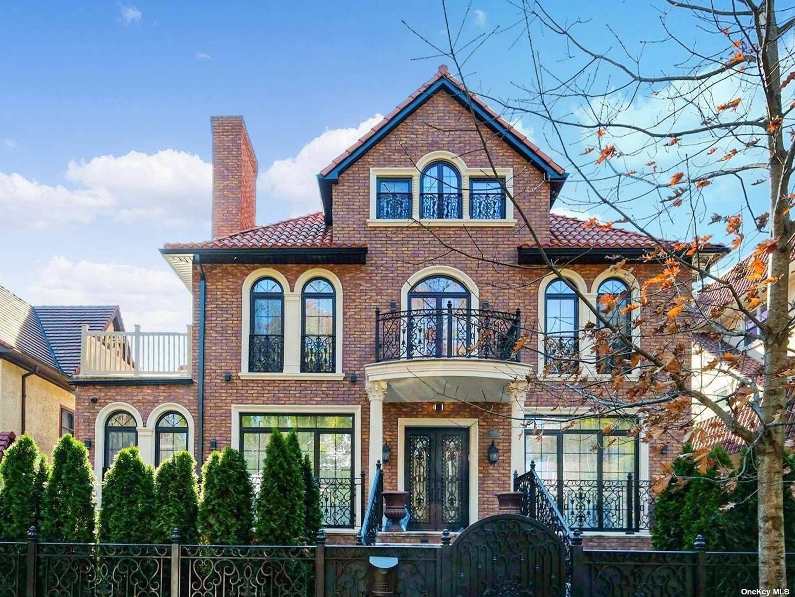 New, Stunningly designed, Exclusively executed and decorated, Brick home on Tree line street in Forest Hills Garden's vicinity, 5 BR, 5 Baths, 60'x100' Lot, high 11' Ceilings, granite Radiant Heated ...