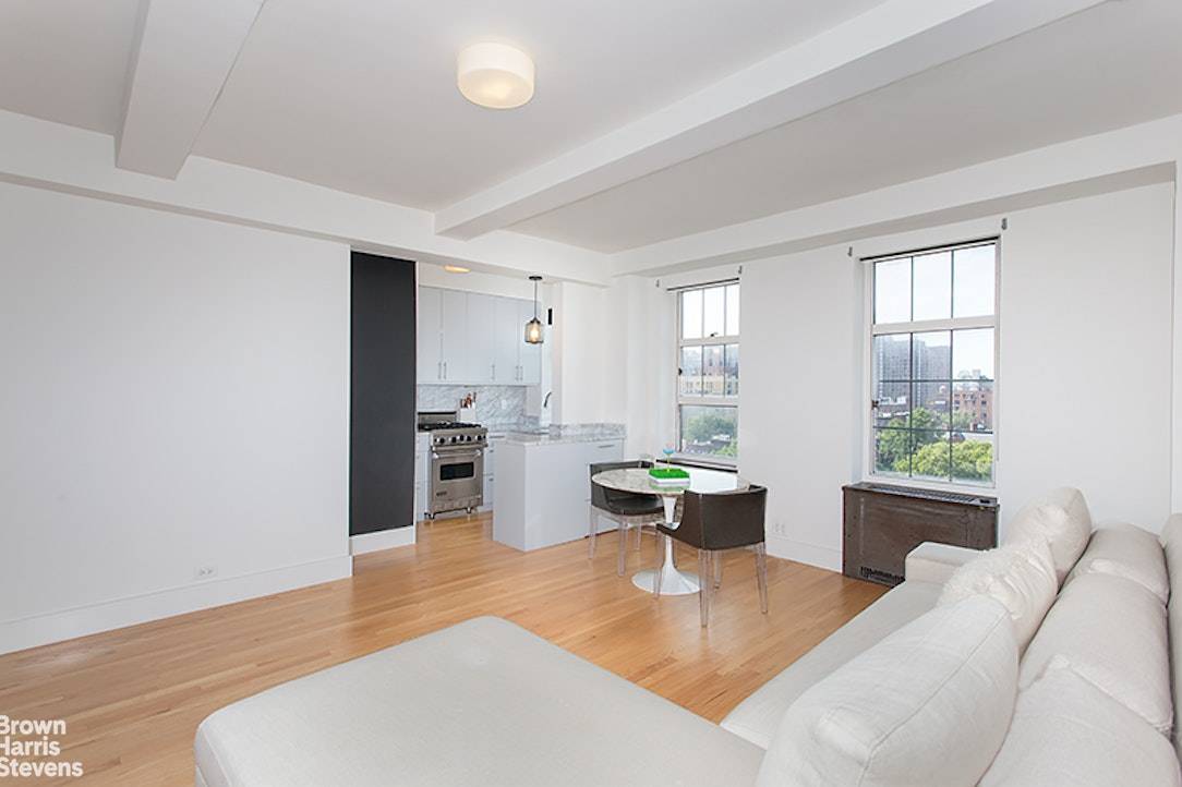 High Floor Renovated Oversized Alcove Studio with Beautiful Views at the sought after London Terrace Towers.