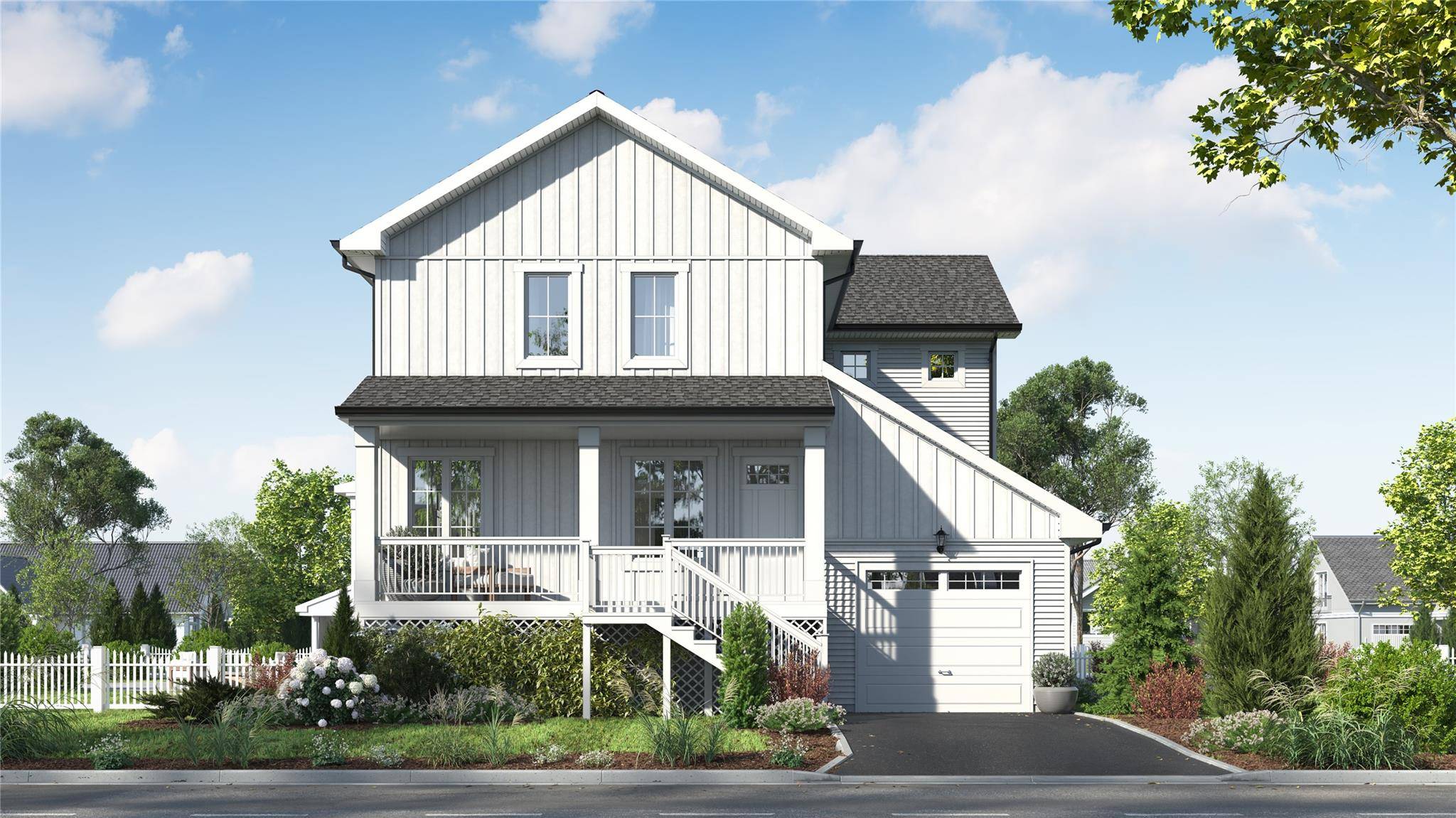 Welcome to this stunning Modern Farmhouse by the water an exquisitely designed new construction home offering approximately 3, 000 sq.