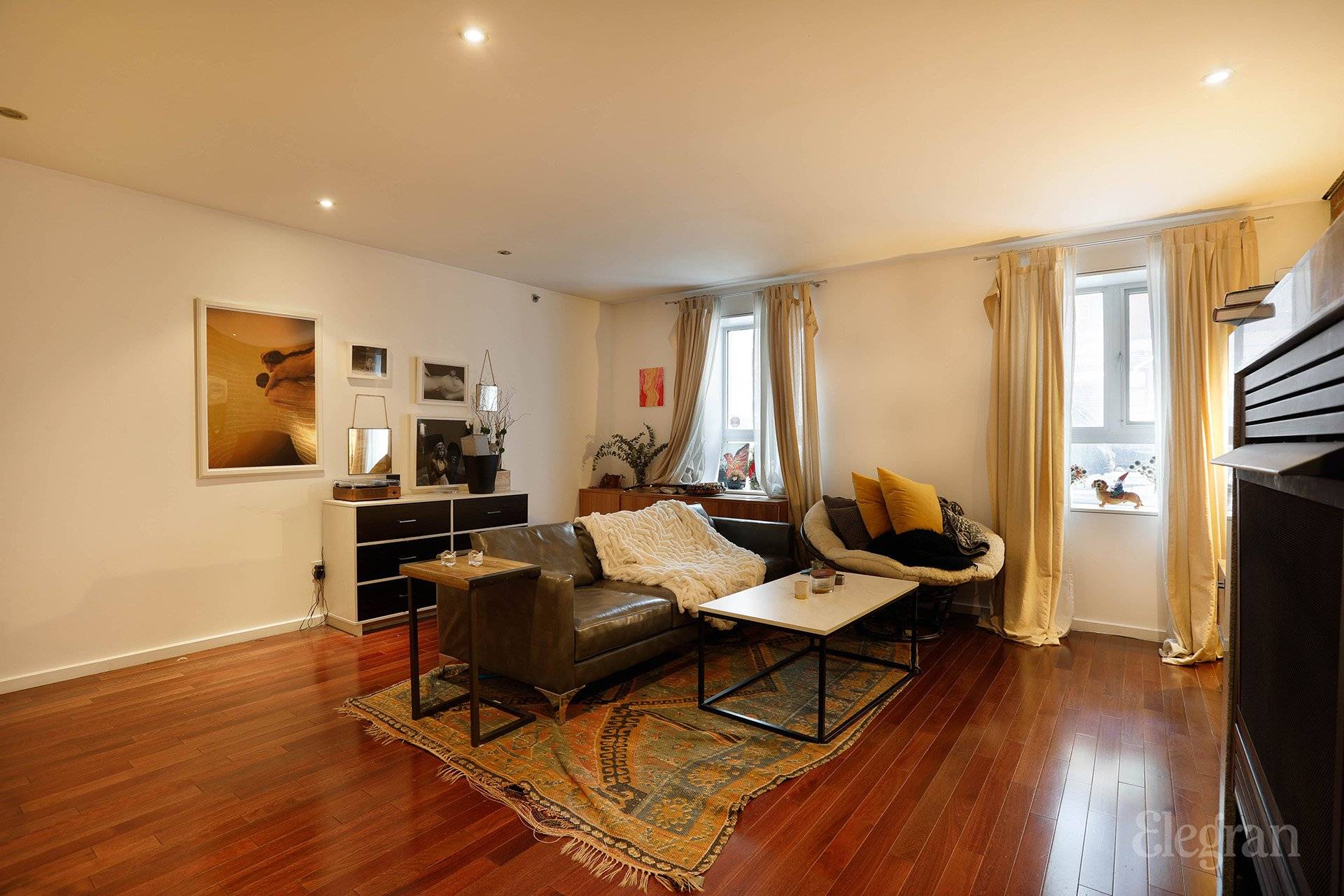 Discover this stunning floor through two bedroom apartment featuring a spacious bathroom and a private terrace leading into our shared serene Zen Garden, what a gem in Williamsburg.