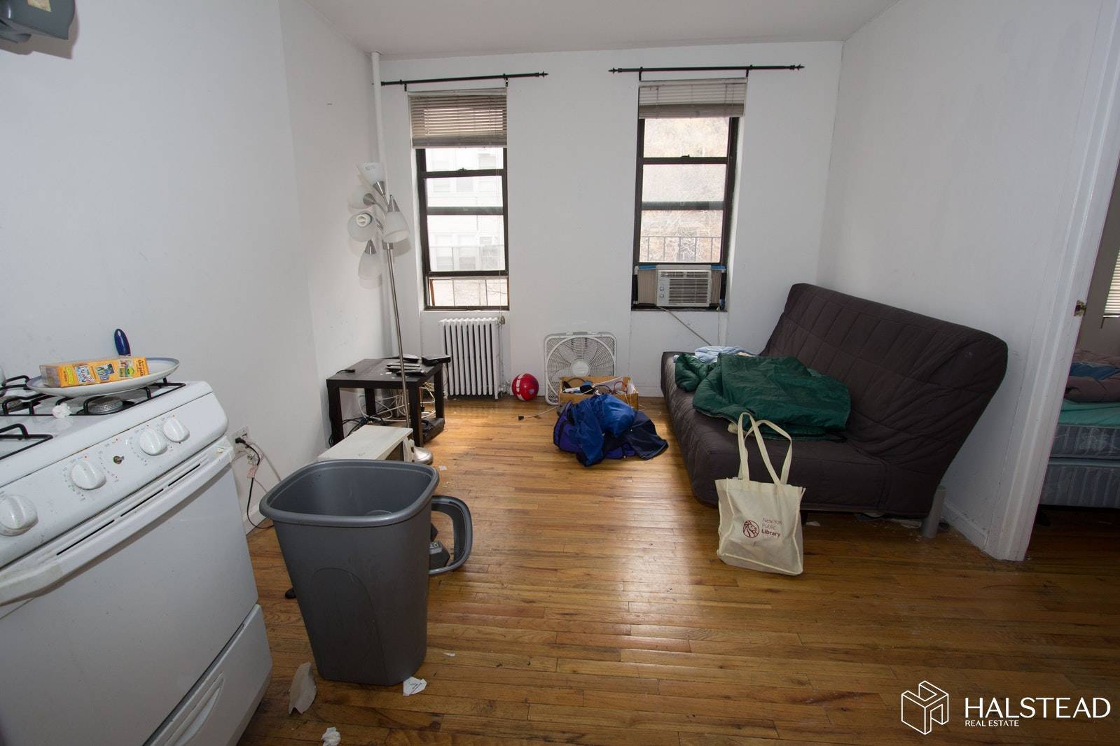 The Living room and both separate bedrooms all have windows.