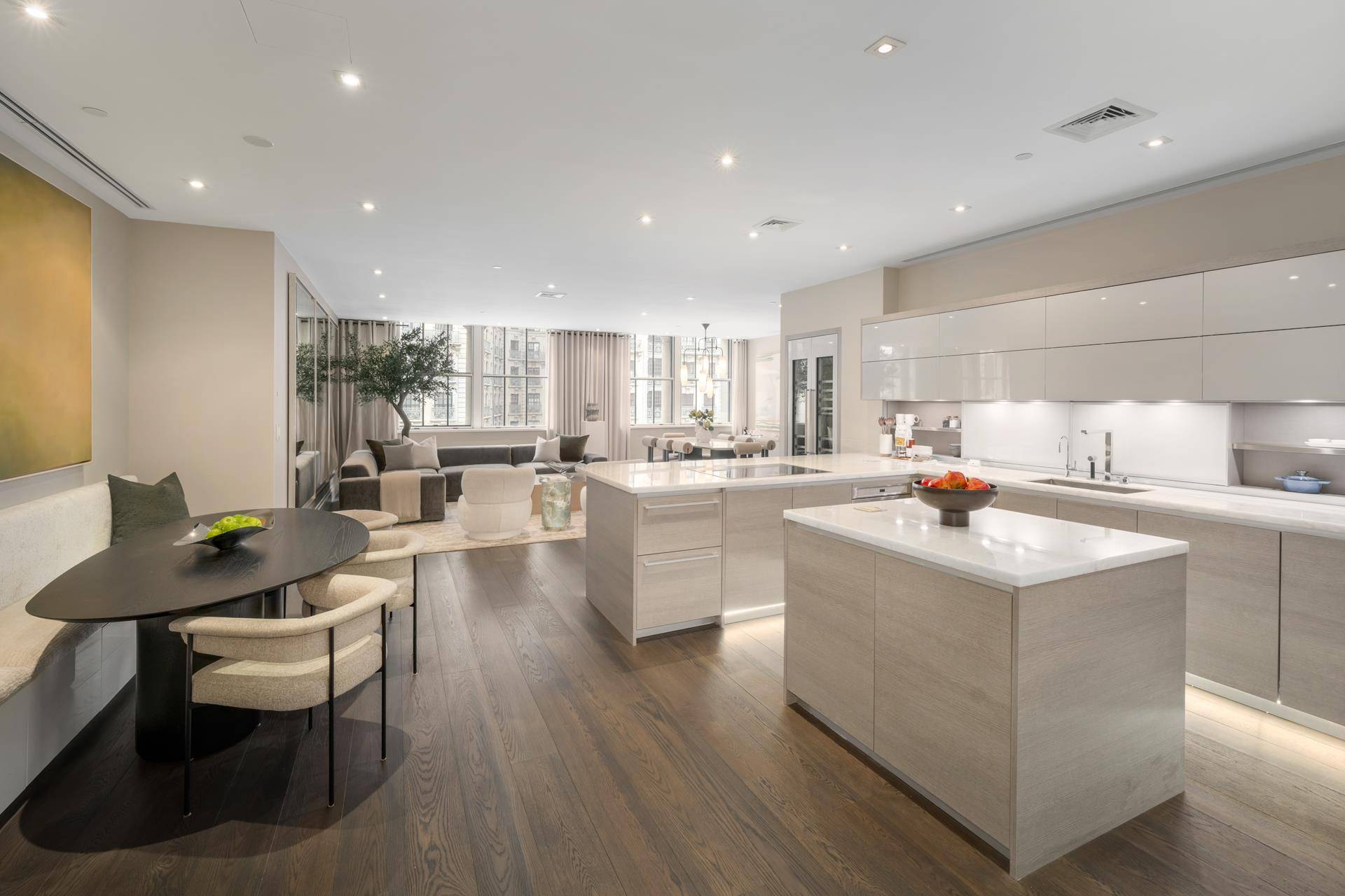 Experience Timeless Sophistication at the Landmark Apple Bank Condominium This remarkable 4 bedroom, 4.